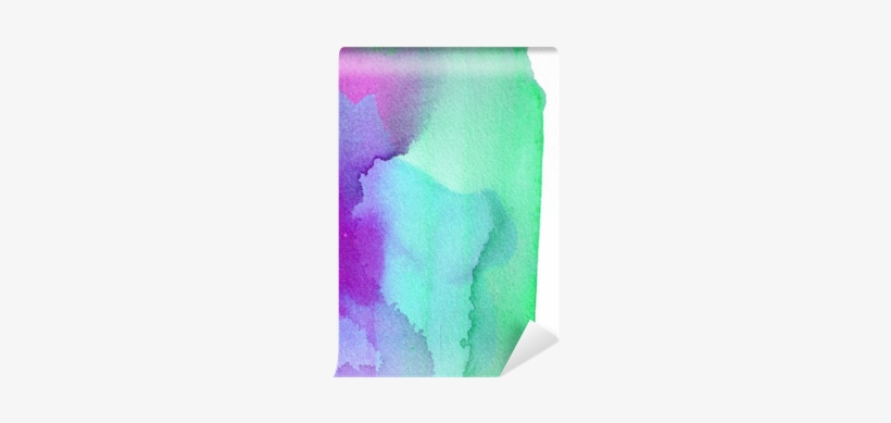 Abstract Watercolor Background Design Wall Mural • - Paper, transparent png