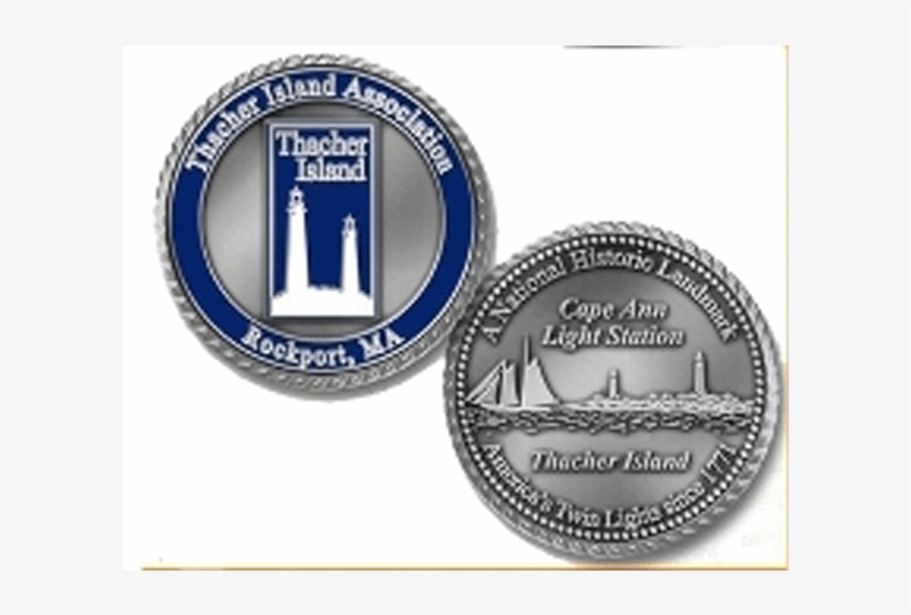 Silver Thacher Challenge Coin - Silver, transparent png
