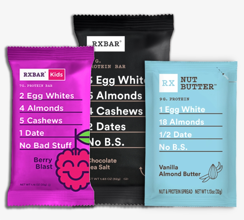 All Products - Rxbar Whole Food Protein Bar, Apple Cinnamon, 1.83, transparent png