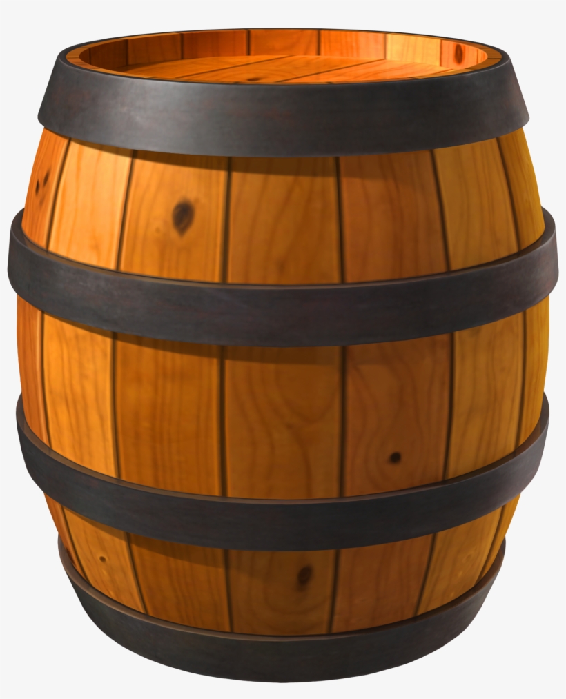 Barrel - Donkey Kong Barrel, transparent png
