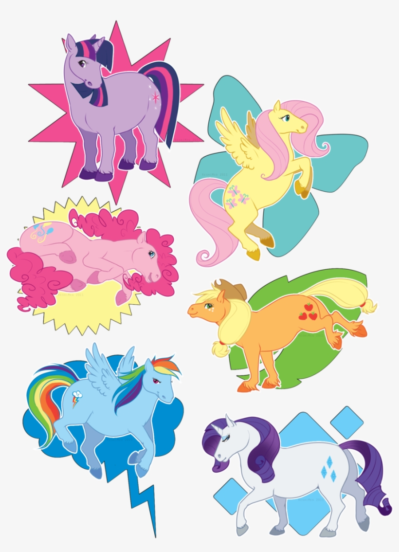Kaceymeg, Fluttershy, Pinkie Pie, Rainbow Dash, Rarity, - My Little Shetland Pony, transparent png