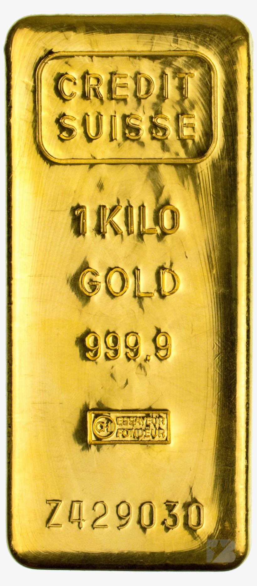 Credit Suisse Gold Bar - Metal, transparent png