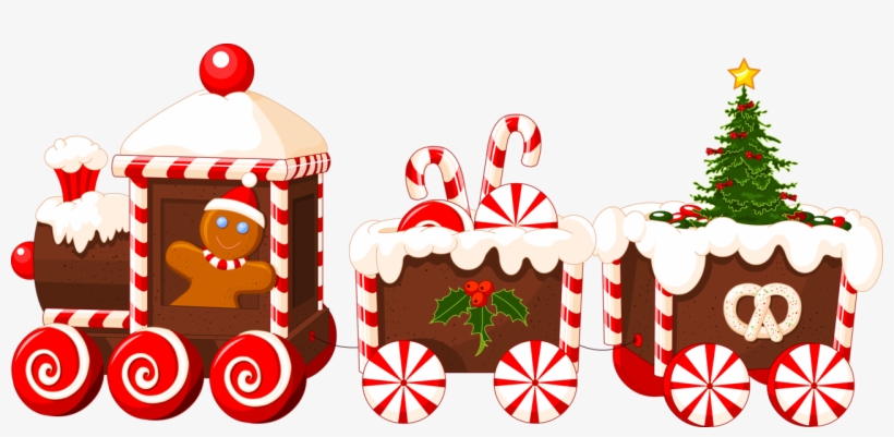 Soloveika Gingerbread Clip - Christmas Train Png Clipart, transparent png