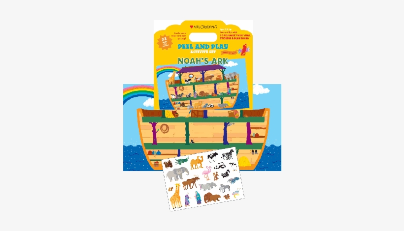 Mrs. Grossman's Noah's Ark Peel & Play Toy, transparent png