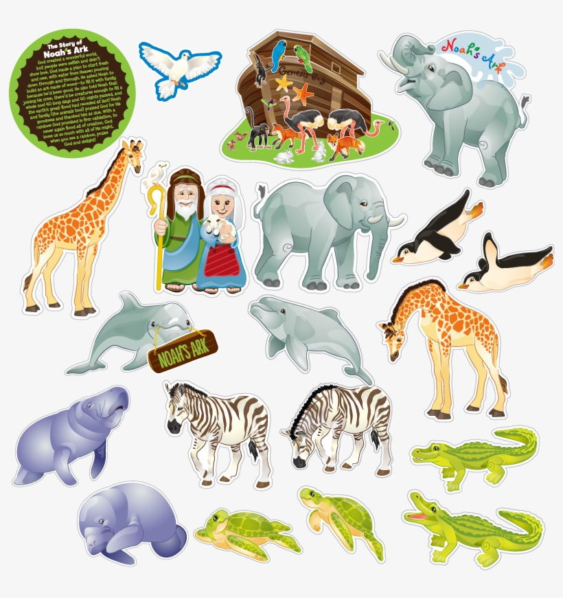 Noah's Ark Fridge Magnet Set Get It Here - Noah's Ark Animal Pair, transparent png