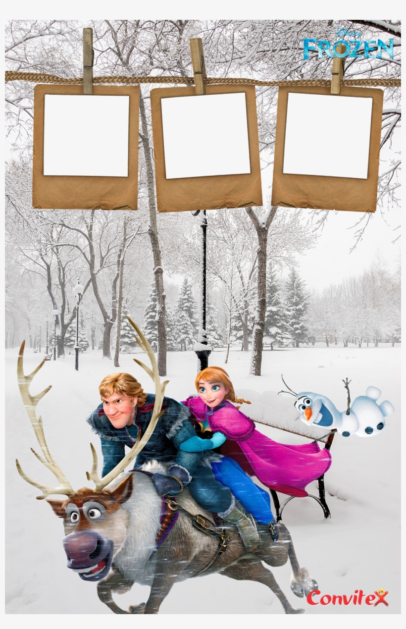 Frozen 03 By Convitex - Lyly County Trees Background Thick Snow Photography, transparent png