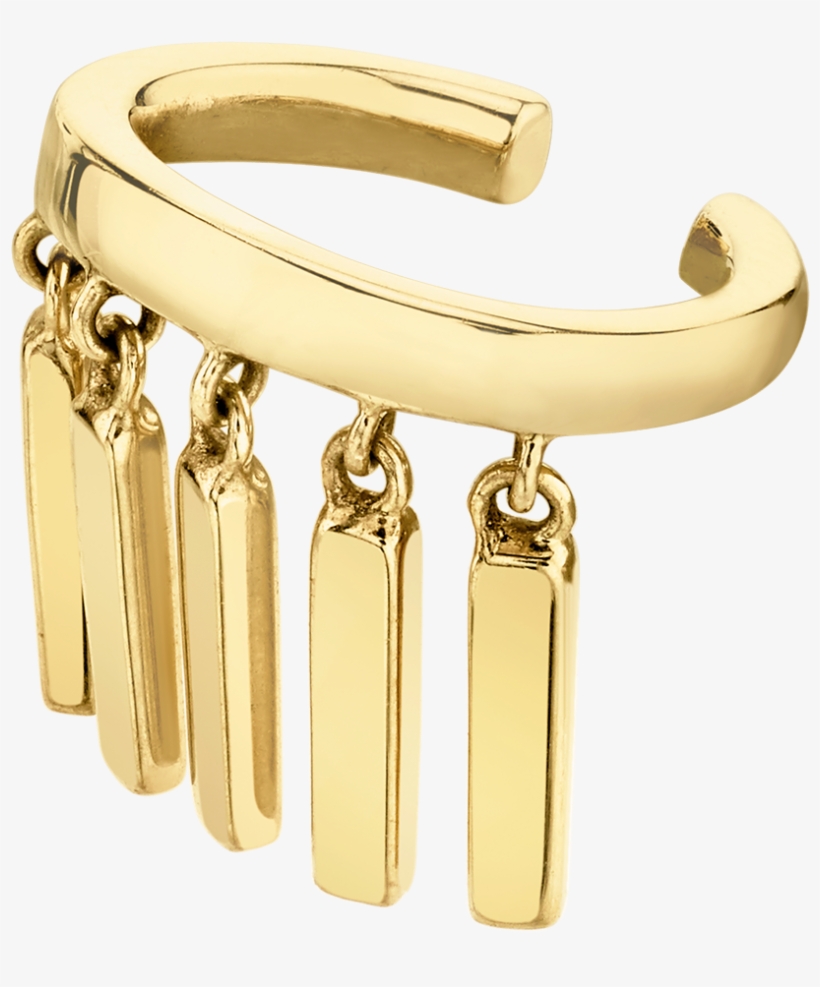 Gold Bar Slim Cuff - Body Jewelry, transparent png