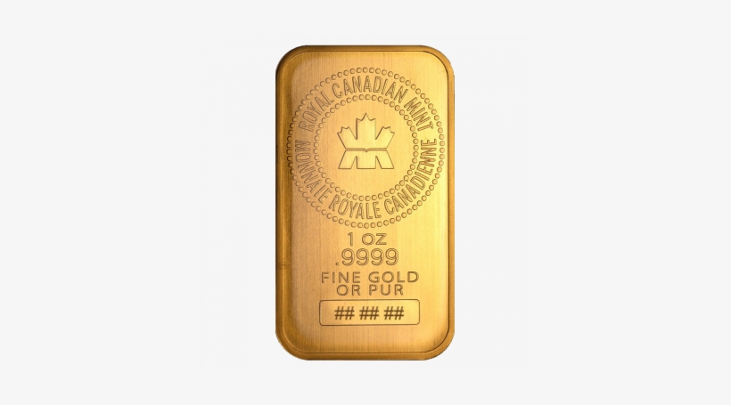 Gold Royal Canadian Mint Bar 1oz - Royal Canadian Mint, transparent png