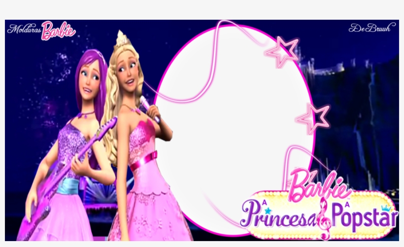 Barbie The Princess & The Popstar [book] Clipart Princess - Princess And Popstar, transparent png