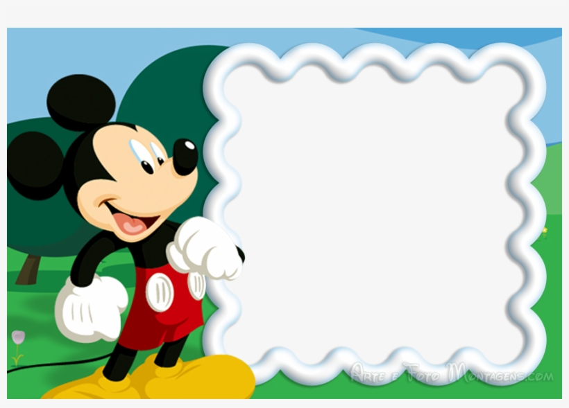 Mickey Mouse Birthday, Mickey Mouse Clubhouse Party, - Molduras Do Mickey Para Convite De Aniversario, transparent png