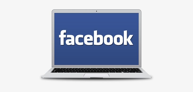 February 11, 2016 - Laptop With Facebook Png, transparent png