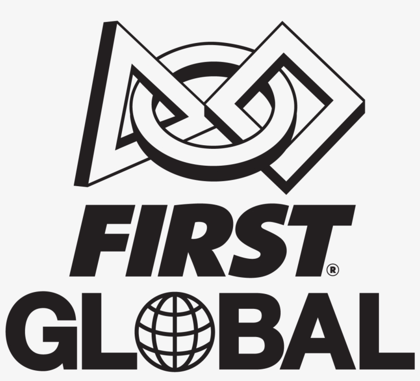 Firstglobal Vertical Black - First Global Challenge 2018, transparent png