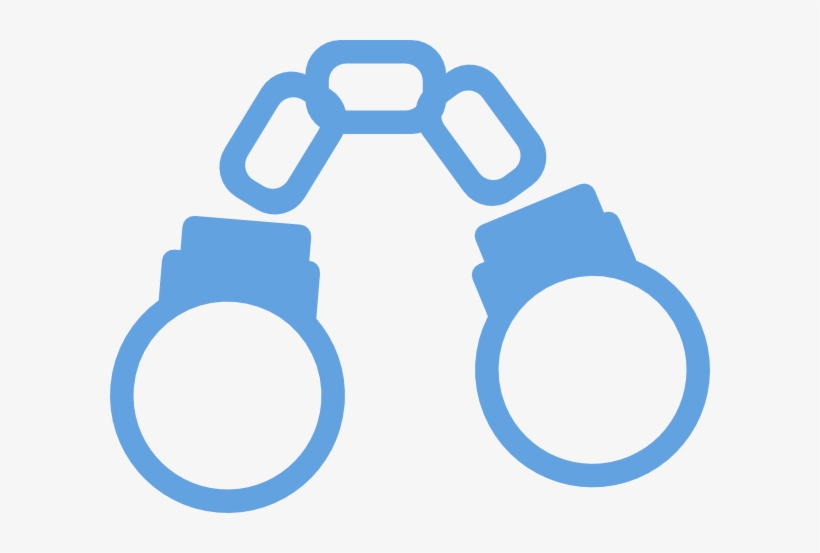 How To Set Use Handcuffs Light Blue Cartoon Closed, transparent png