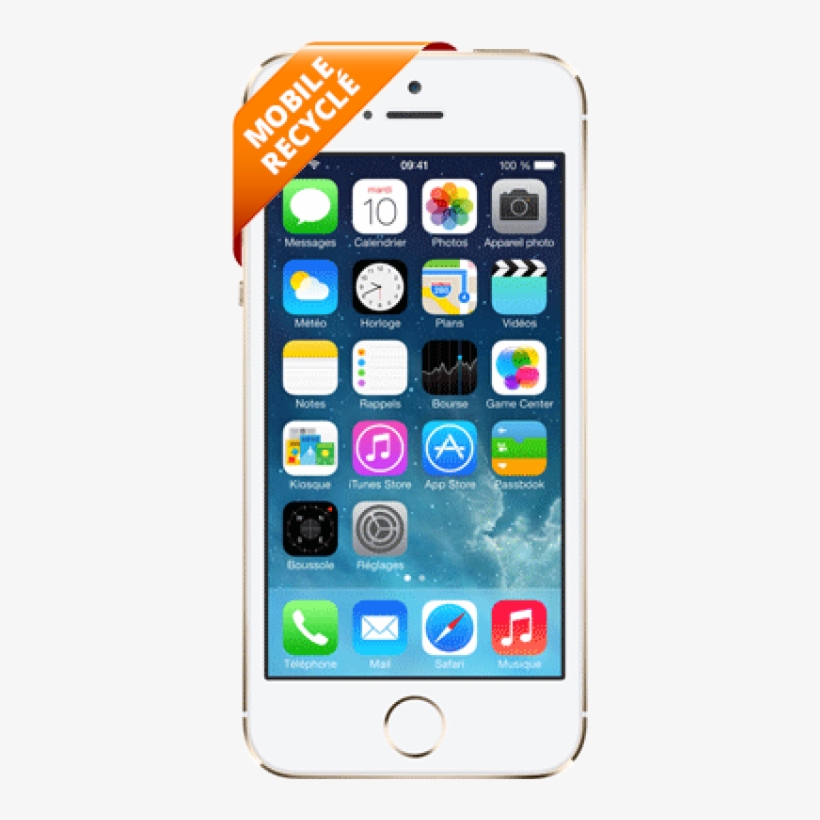 Iphone 5s 16go 12 Large - Apple Iphone Se Silver 32gb, transparent png