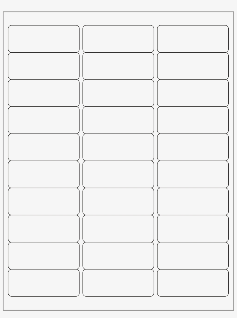 This Free Icons Png Design Of Wl-875 Address Label, transparent png