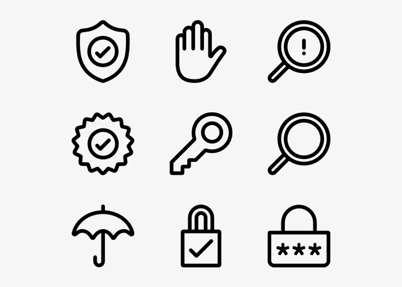 Protection And Security - Planets Icon Png, transparent png