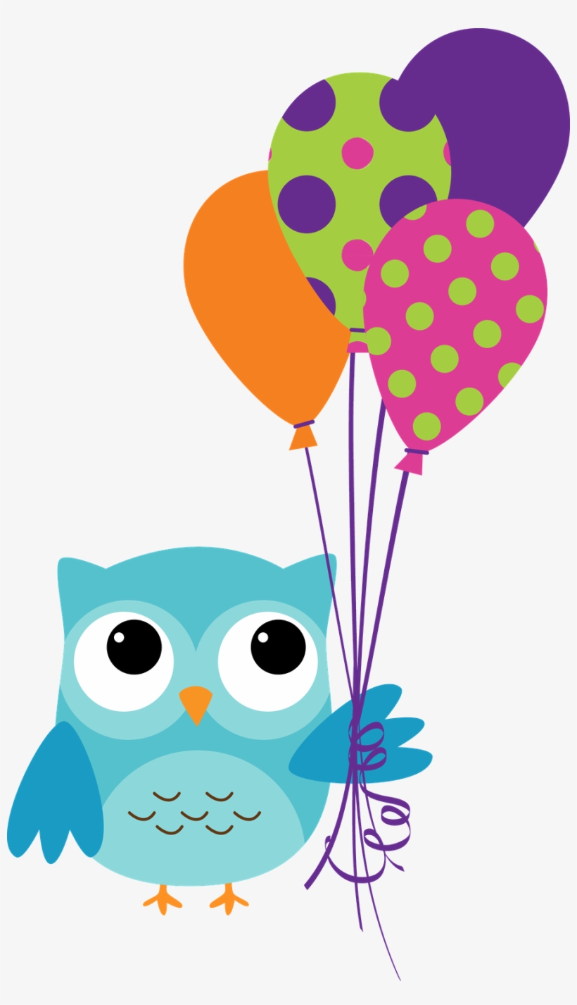 Clipart Cupcake Owl - Birthday Owl Clipart, transparent png