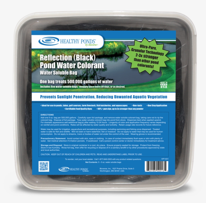 Black Pond Colorant Tub, transparent png