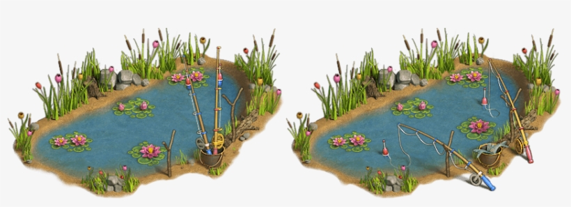 Blue Pond - Yard, transparent png