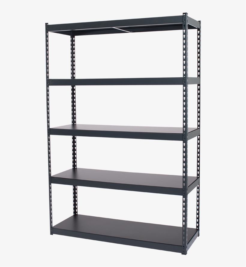 Rack Png Image - Hirsh Industries Iron Horse Black 5-shelf Riveted Steel, transparent png