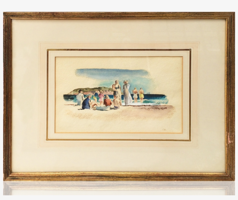 Felicie Waldo Howell Modernist American Pair Of Watercolors - Picture Frame, transparent png