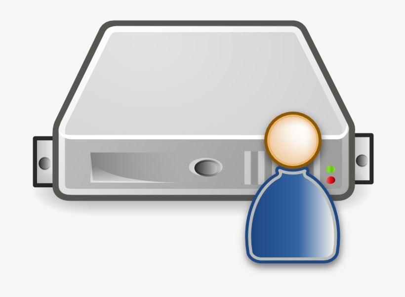 File - User Server Icon Png, transparent png