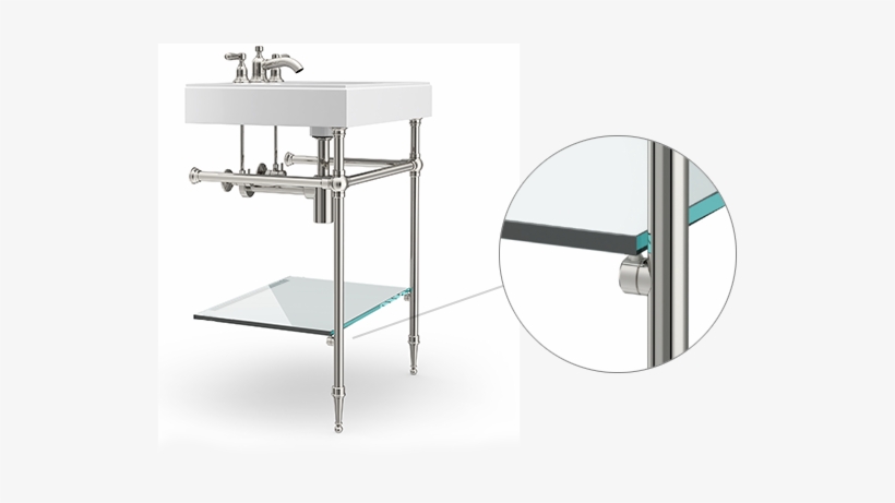 Glass Clip Shelf Support - Coffee Table, transparent png