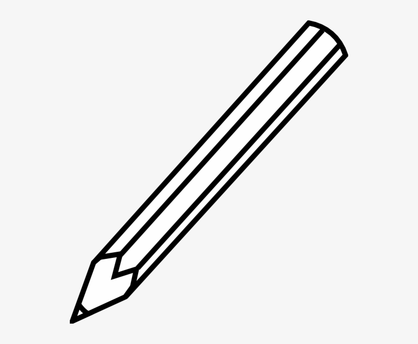 Pencil Clipart Black And White Free Clipart Images - Pencil Clipart Black And White, transparent png