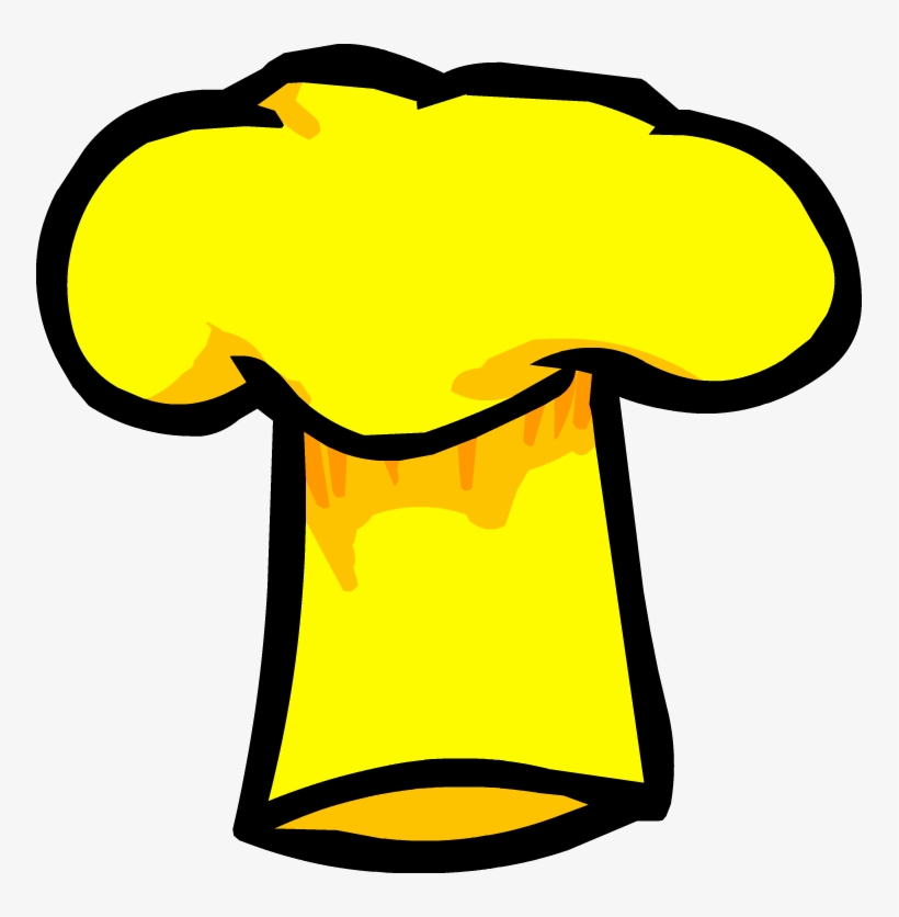Golden Chef Hat - Chef's Uniform, transparent png