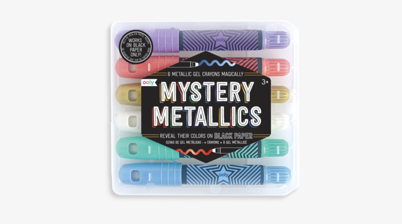 Mystery Metallics Gel Crayons - Mystery Metallic Gel Crayons Set Of 6, transparent png