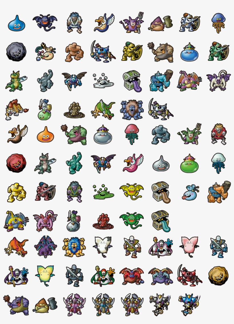 Click For Full Sized Image Monster Icons, transparent png