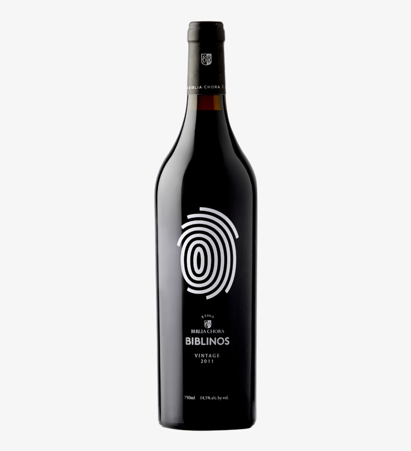 Biblinos Oenos Is Produced From A Local Red Varietal - Wine, transparent png