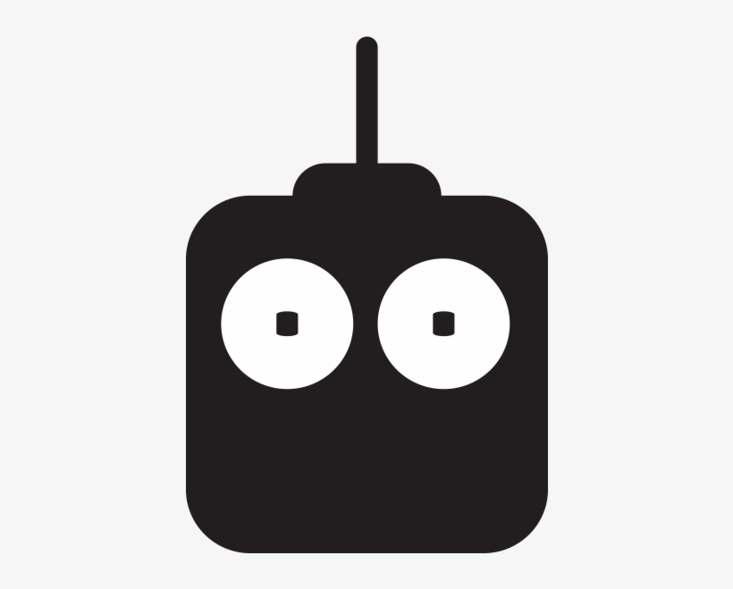 Drone Icon Design Free Remote Control Controller Flying - Remote Control Icon Free, transparent png