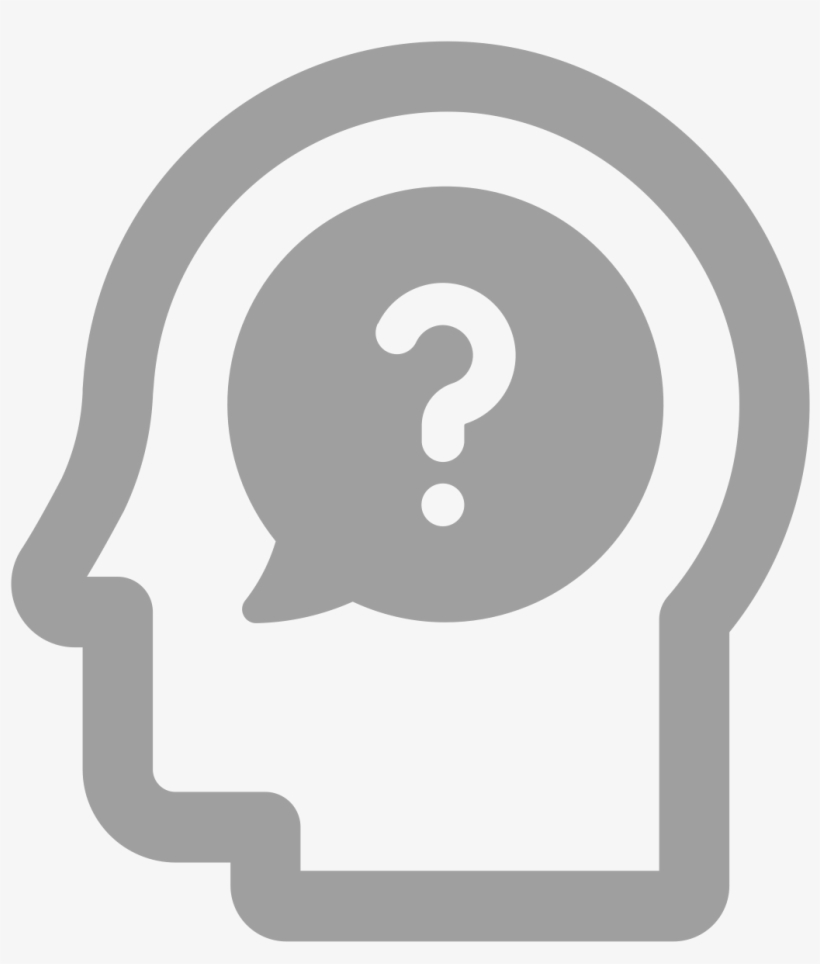 Head Containing A Dialog Bubble Instead Of The Brain, - Red Challenge Icon, transparent png
