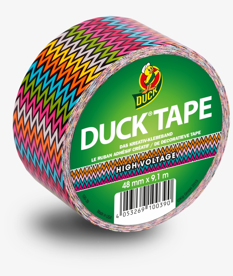 Duck Tape High Voltage - Klebeband Holzoptik, transparent png