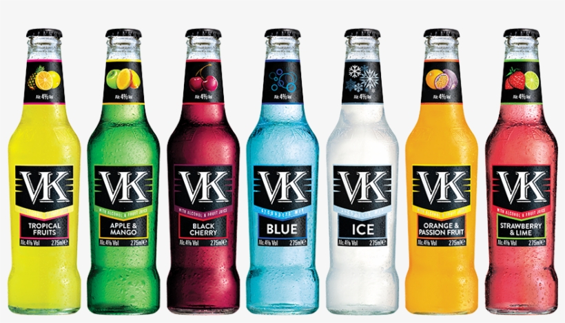 Bottles - Vk Strawberry & Lime 500ml, transparent png