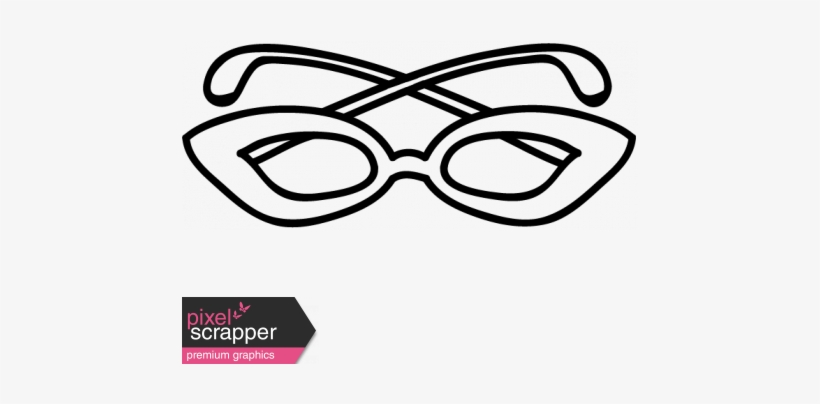Eyewear Doodle Template - Drawing, transparent png
