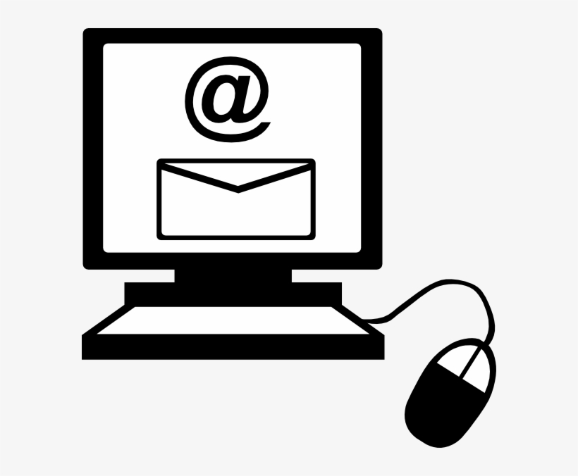 Computer Icon Clipart Email On Clip Art At Clker Com, transparent png