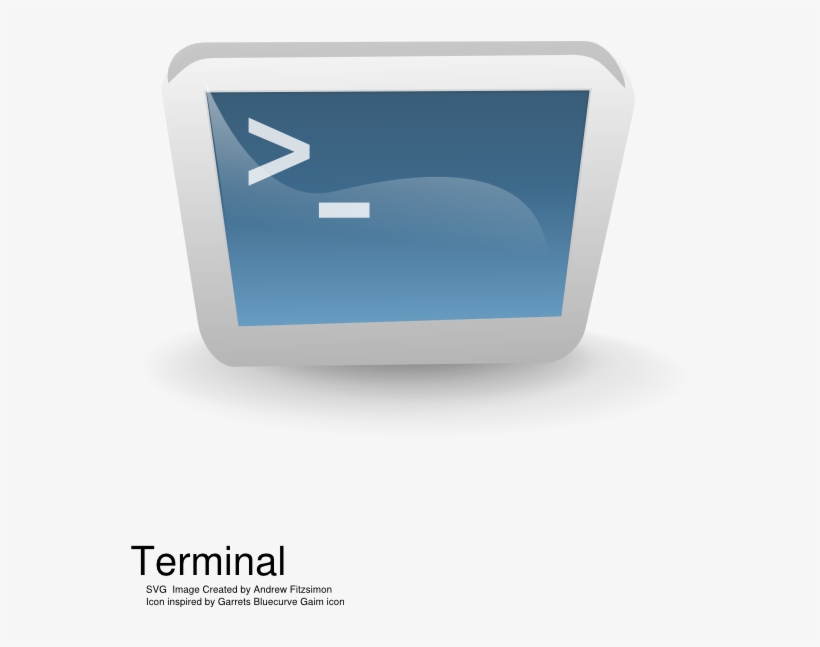 How To Set Use Computer Terminal Icon Svg Vector - 600x566 PNG Download ...