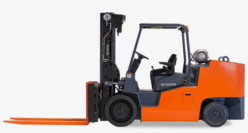 High-capacity Cushion Forklift - Toyota Forklift Side, transparent png