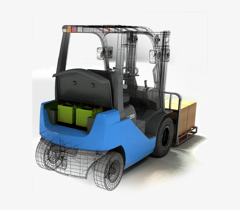 Valence U-charge Forklift - Forklift Li Ion Battery, transparent png