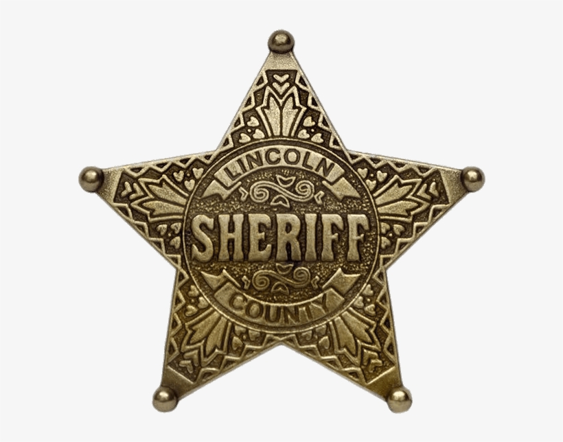 Lincoln County Sherrif's Badge Png - Sheriff Badge, transparent png