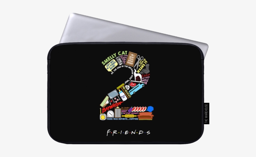 2 Friends Printed Laptop Sleeves - Friends Tv Show Collage Poster, transparent png