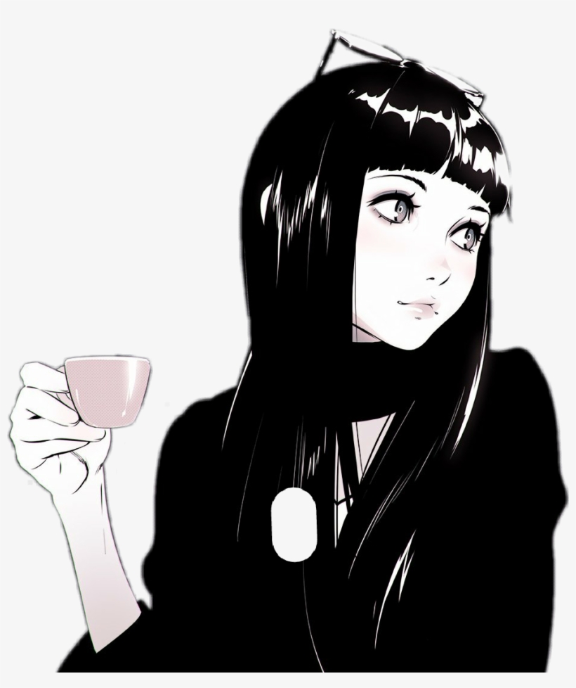 Anime Black Teacup Girl Sunglasses Anime Girl With Sunglasses
