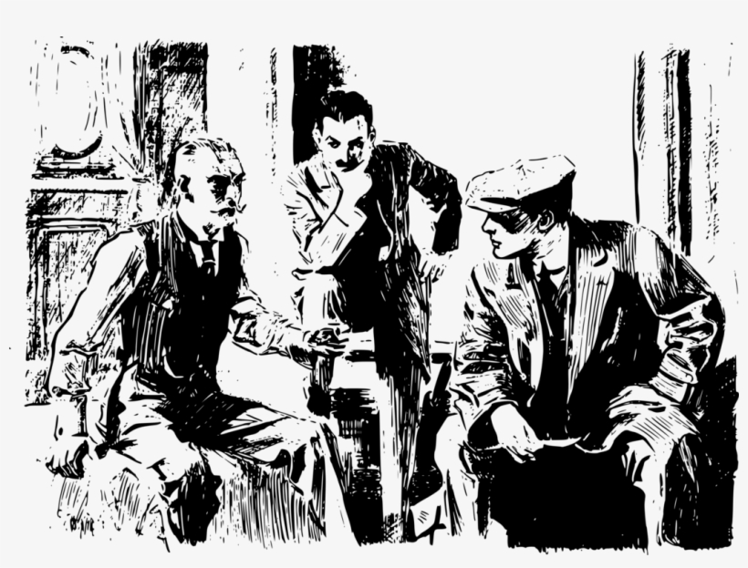 Computer Icons Drawing Man Cartoon Three Men - Clip Art, transparent png