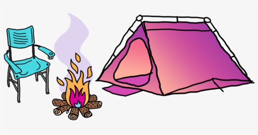 Group29 - Camping Pink Tent Clipart Png, transparent png