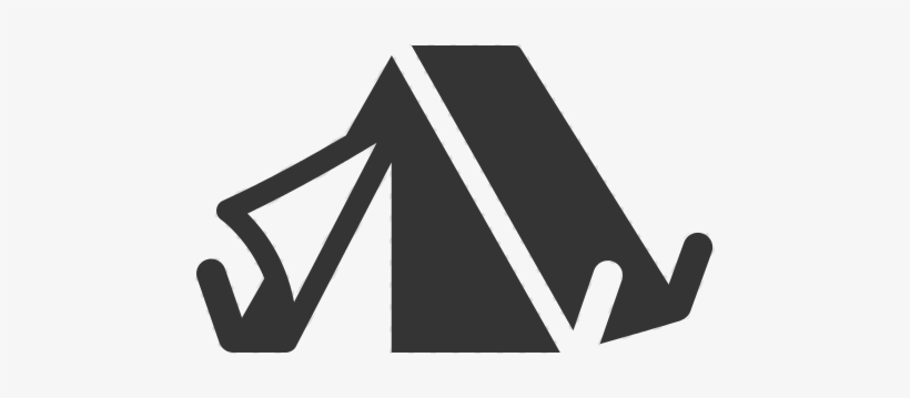 Camping Tent Open Flap - Transparent Icon Tent, transparent png