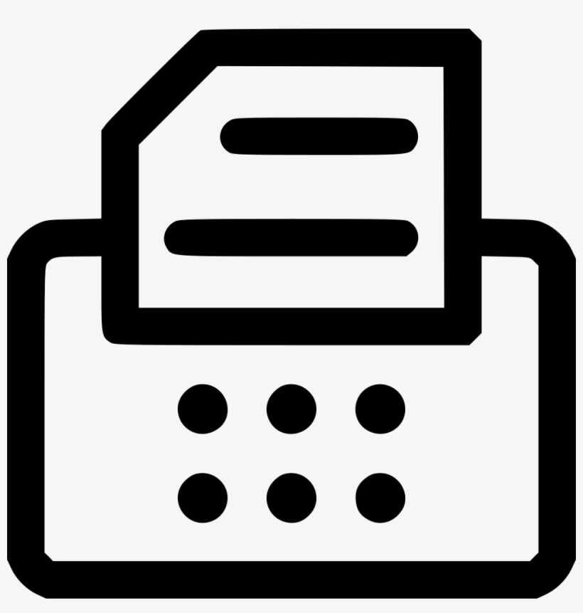 Fax Comments - Fax, transparent png