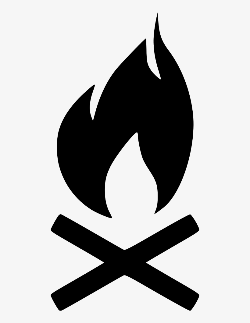 Fire Camping Comments - Emblem, transparent png