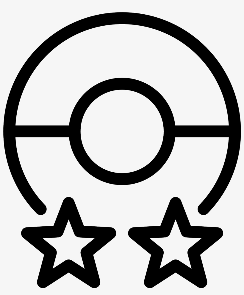 Insignia 2 Stars Icon - Star Glasses Props, transparent png